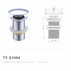 Desagüe emergente para lavabo (desagüe clic-clac) sin ranura 32 mm