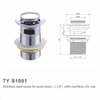 Desagüe automático para lavabo (desagüe clic-clac) ranurado 32 mm