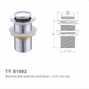 Desagüe emergente para lavabo (desagüe clic-clac) sin ranura 32 mm